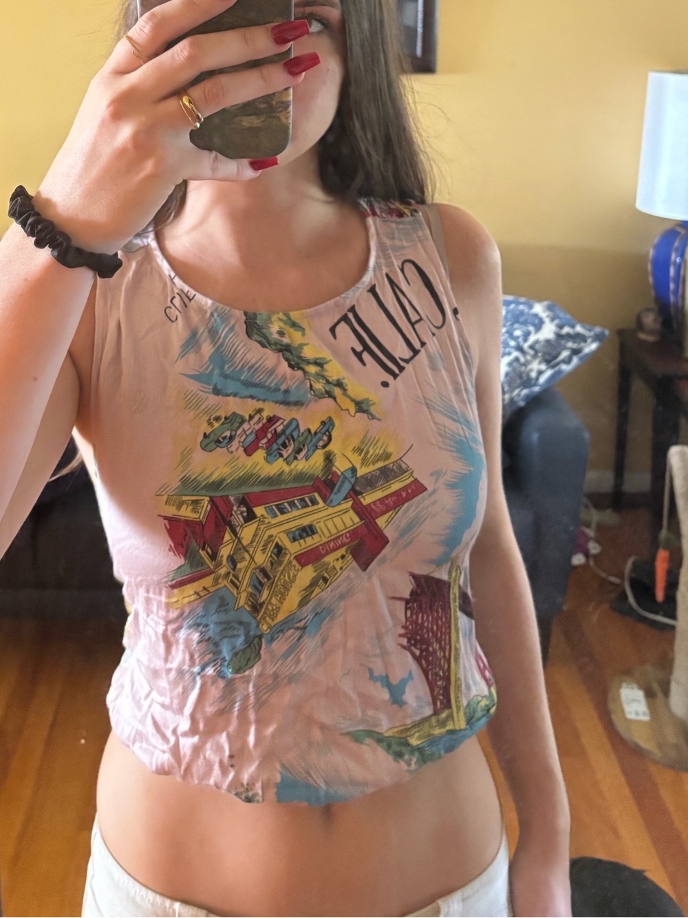 Anthropologie California crop top
